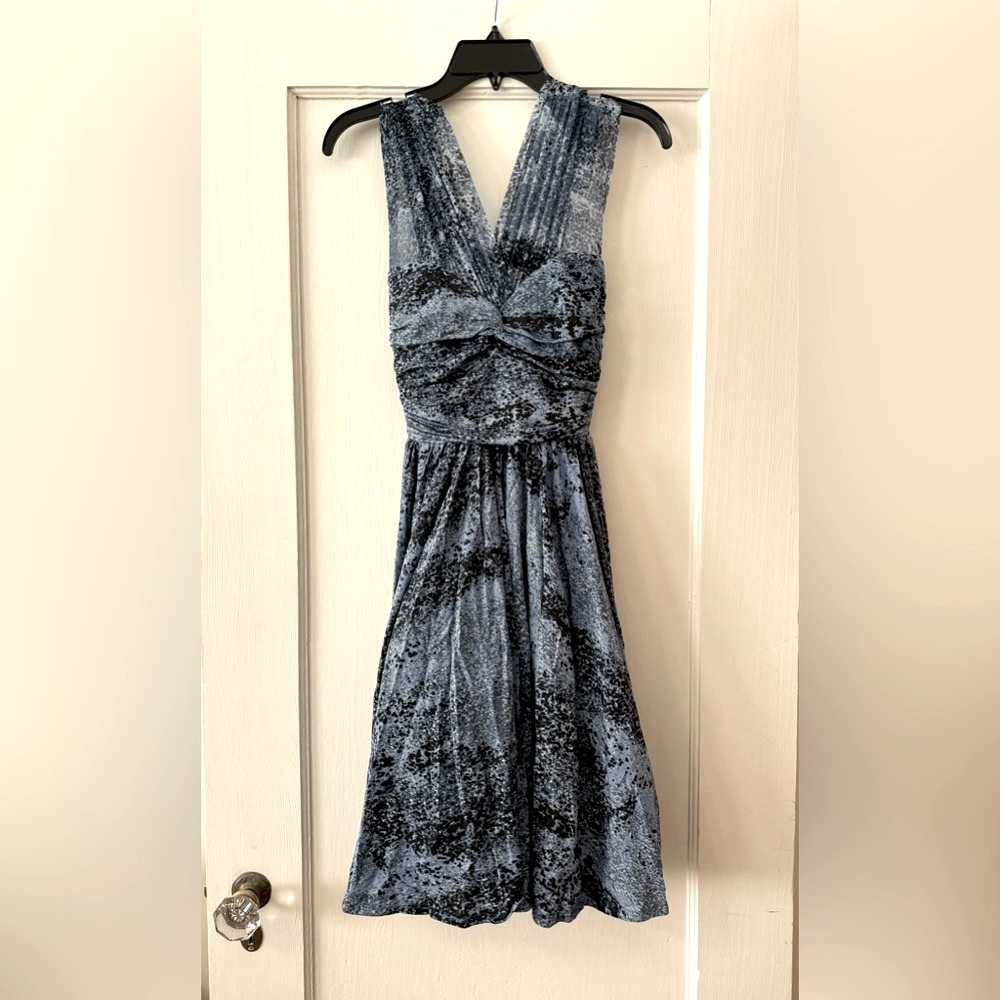 Tracy Reese | Blue "Illusion Frock" Dress - Size S